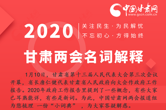 2020甘肅兩會|漲知識！政府工作報告23個新名詞，最全解釋來了