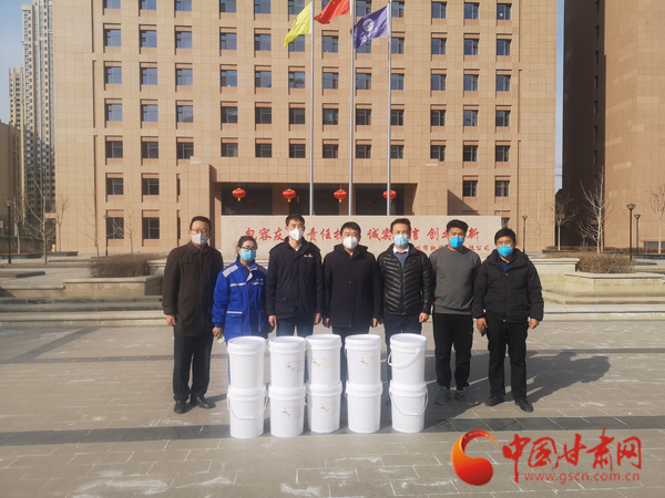 【甘肅全民戰(zhàn)“疫”】暖心！民革蘭州市委會捐助首批1噸防疫物資（圖）