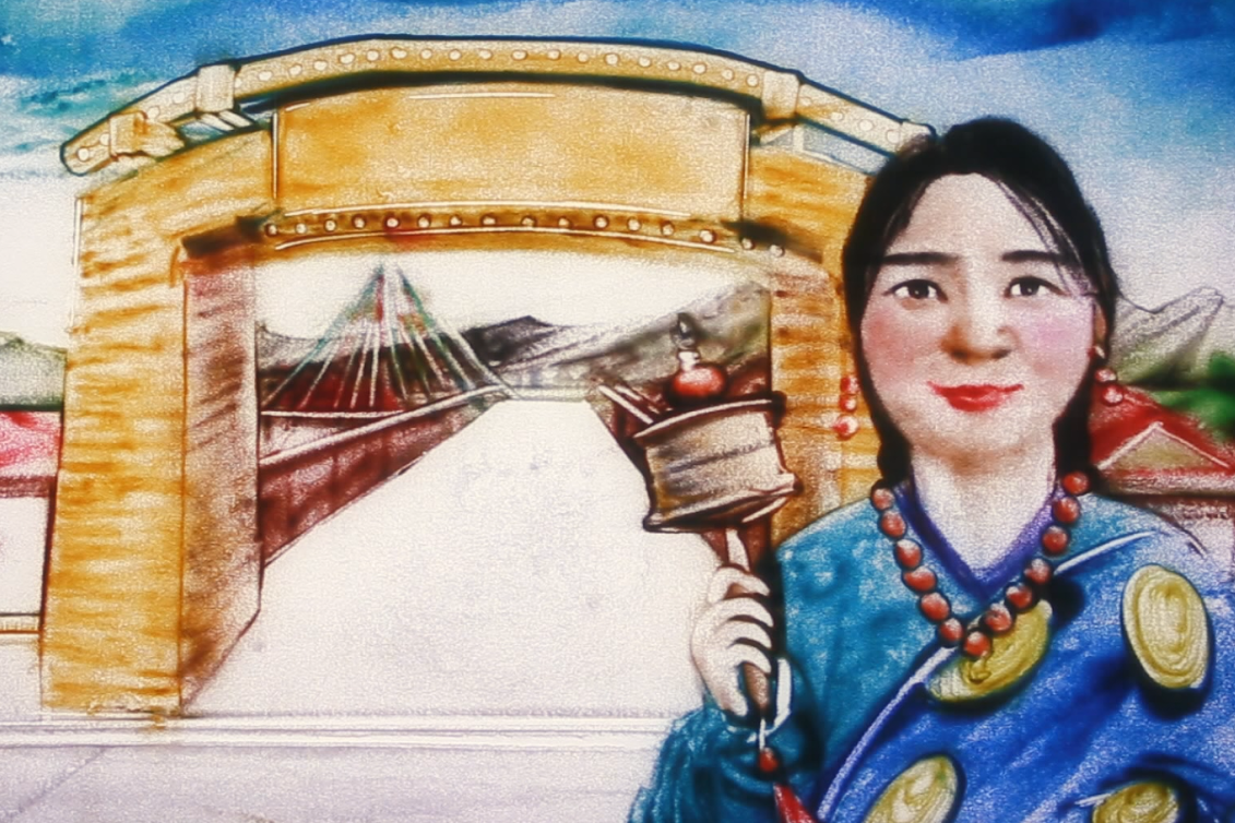 沙畫|奮力追夢(mèng)！2020決戰(zhàn)脫貧攻堅(jiān)“甘肅卷”