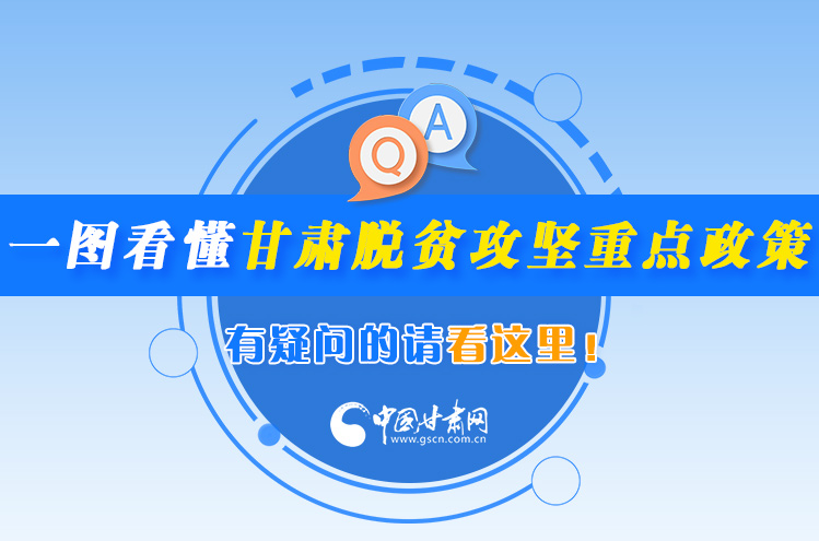 一圖看懂甘肅脫貧攻堅(jiān)重點(diǎn)政策，有疑問(wèn)的請(qǐng)看這里！