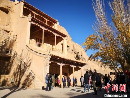 圖為敦煌莫高窟藏經(jīng)洞。(資料圖) 馮志軍 攝