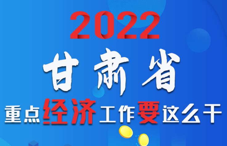 【甘快看·圖解】速覽！2022甘肅省重點(diǎn)經(jīng)濟(jì)工作要這么干！