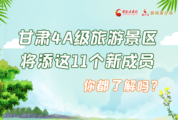 圖解|甘肅4A級(jí)旅游景區(qū)將添這11個(gè)新成員 你都了解嗎？