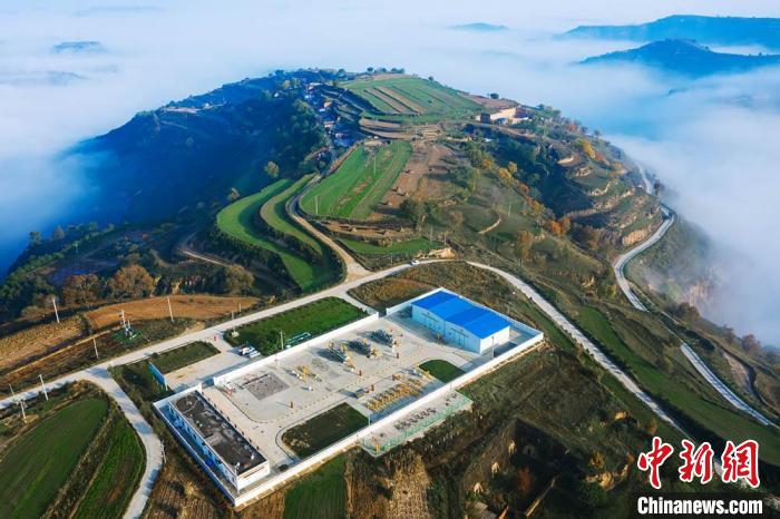 圖為中石油長慶油田慶陽天然氣開發(fā)場站。(資料圖) 慶陽市委宣傳部供圖