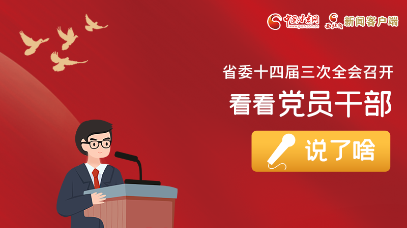 圖解|事關(guān)甘肅省委十四屆三次全會，黨員干部這么說！