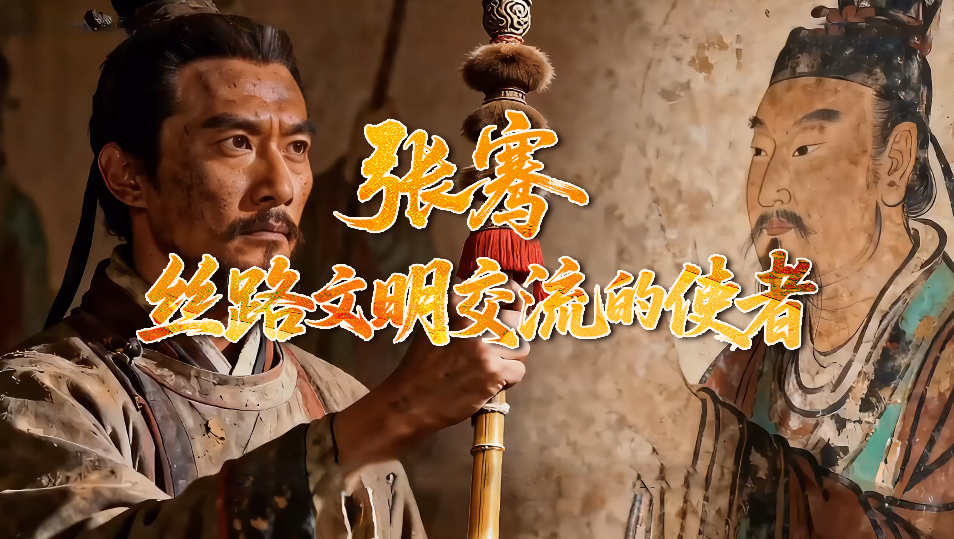 【何以中國(guó)·壁畫(huà)里的中國(guó)】AIGC系列視頻|張騫:絲路文明交流的使者